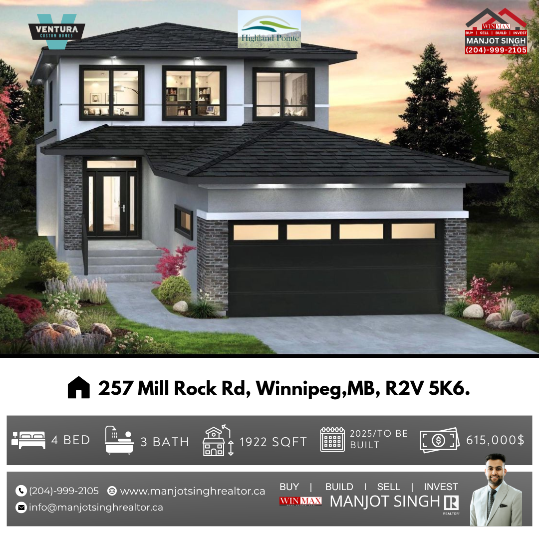 257 Mill Rock Rd, Winnipeg,MB, R2V 5K6