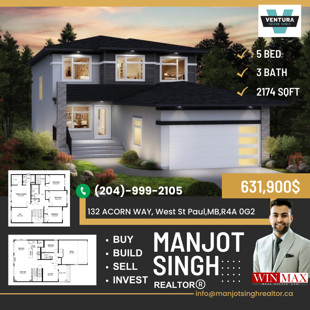 132 ACORN WAY, West St Paul,MB