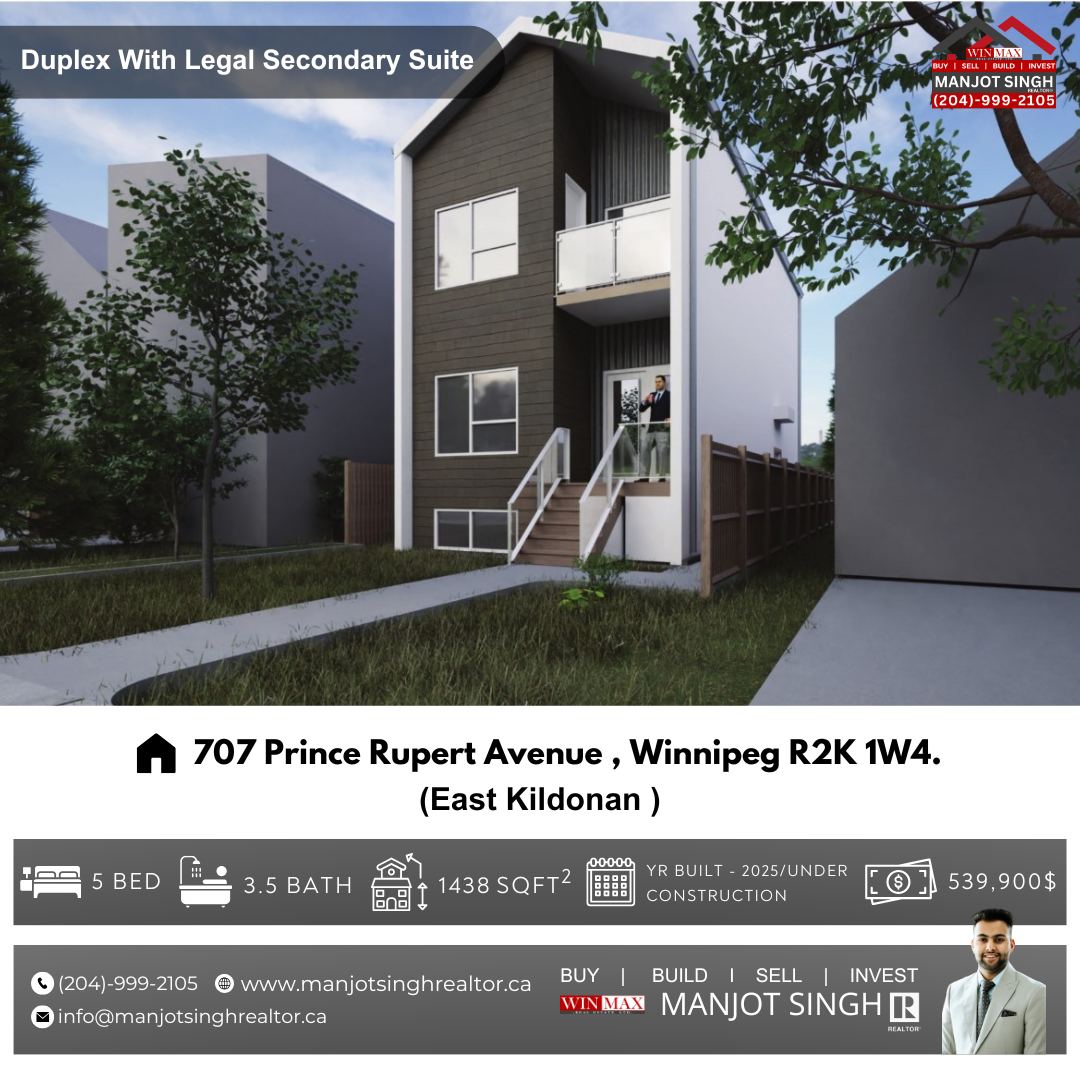 707 Prince Rupert Ave Duplex For Sale